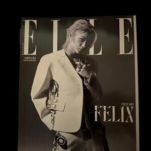 Elle magazine cover featuring felix
